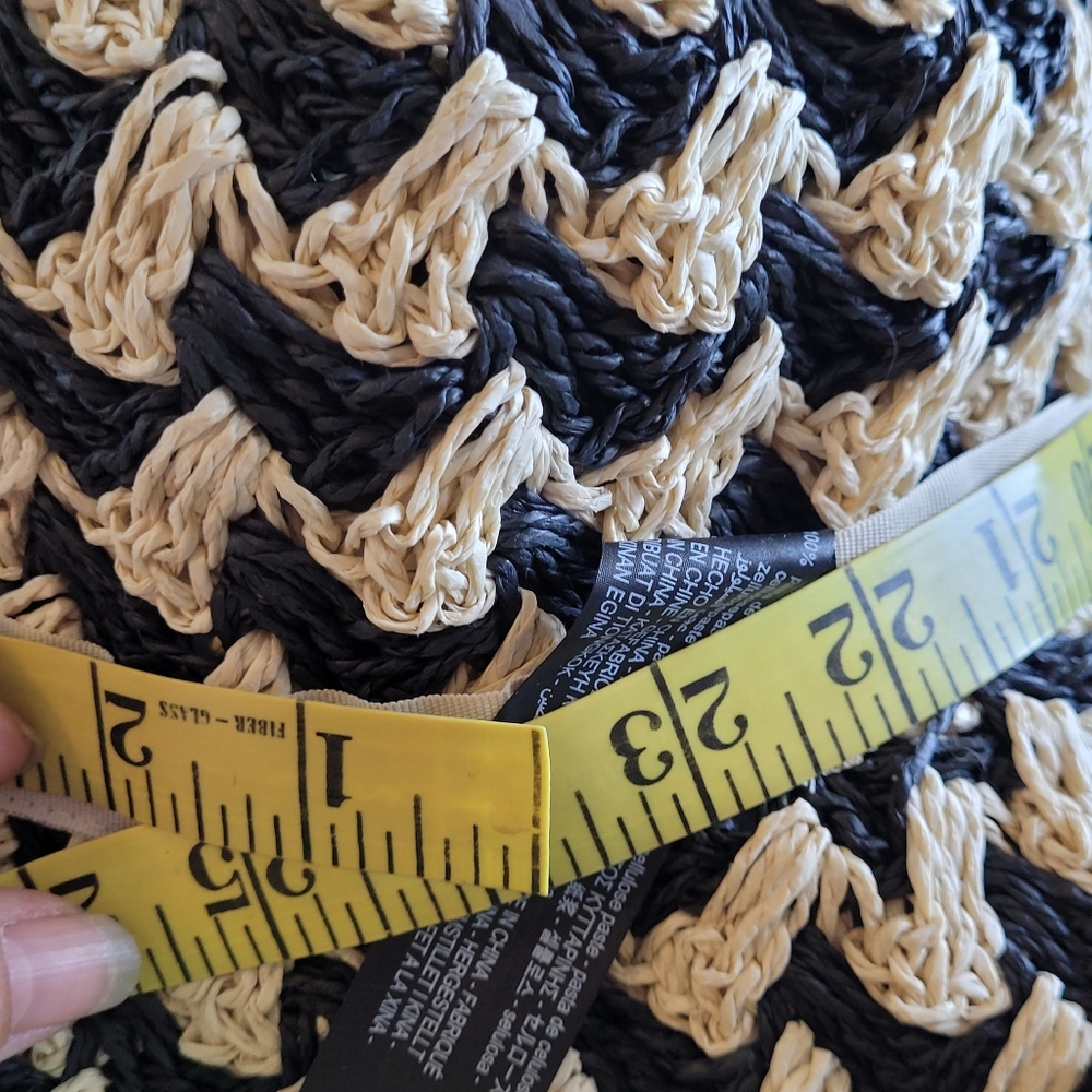 NWT Zara Crochet Effect Bucket Hat Medium - Picture 11 of 11